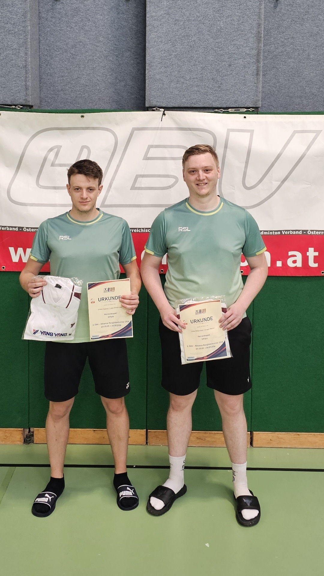 3. Platz im Herrendoppel